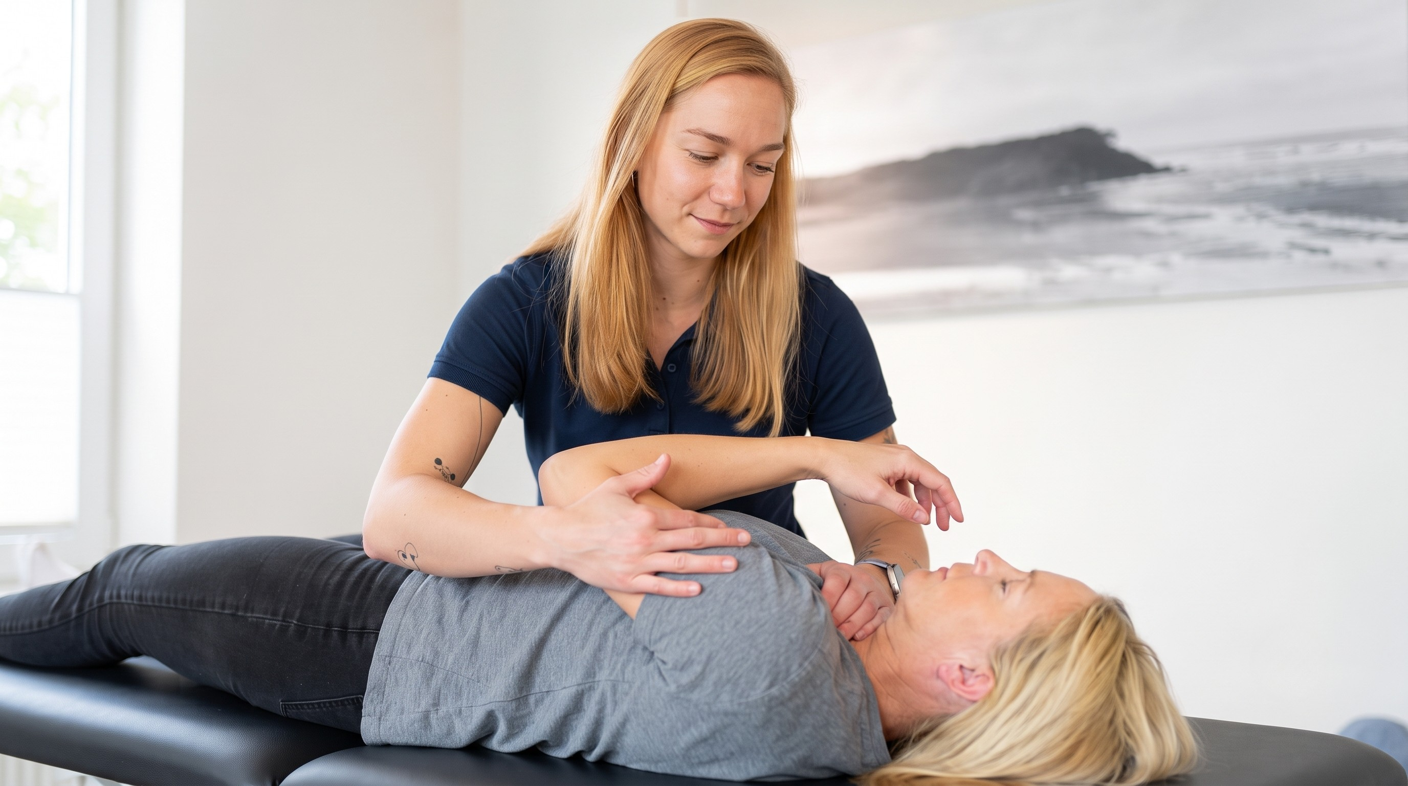 Julia Saathoff, Physiotherapeutin